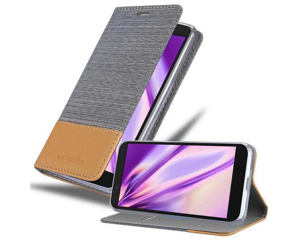 Cadorabo Handyhülle für Alcatel 1C 2019 Hülle Alcatel 1C 2019, Klappbare Handy Schutzhülle - Hülle - mit Standfunktion und Kartenfach Cadorabo Handyhülle für Alcatel 1C 2019 Hülle Alcatel 1C 2019, Klappbare Handy Schutzhülle - Hülle - mit Standfunktion und Kartenfach von Cadorabo