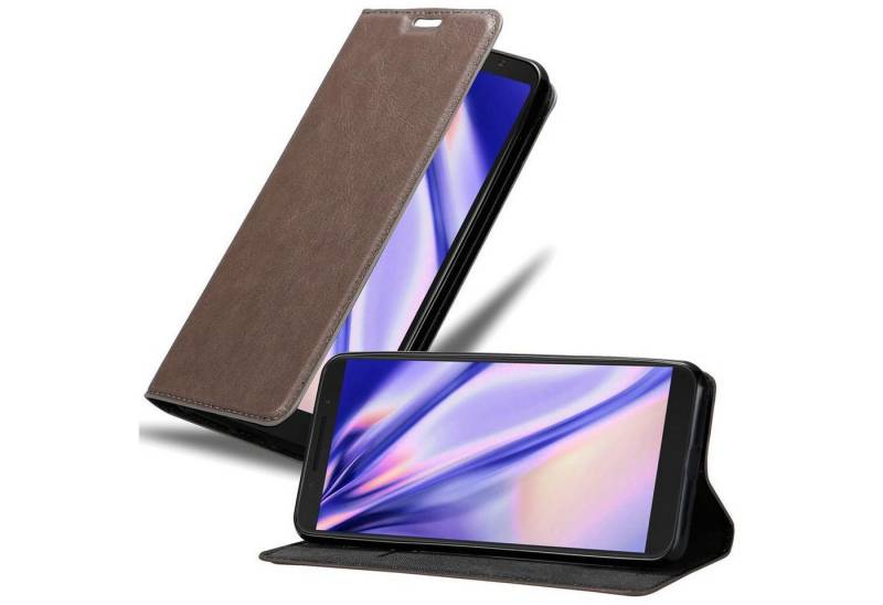 Cadorabo Handyhülle für Alcatel 3V Hülle Alcatel 3V, Hülle Schutzhülle mit Standfunktion, Magnetverschluss und Kartenfach von Cadorabo