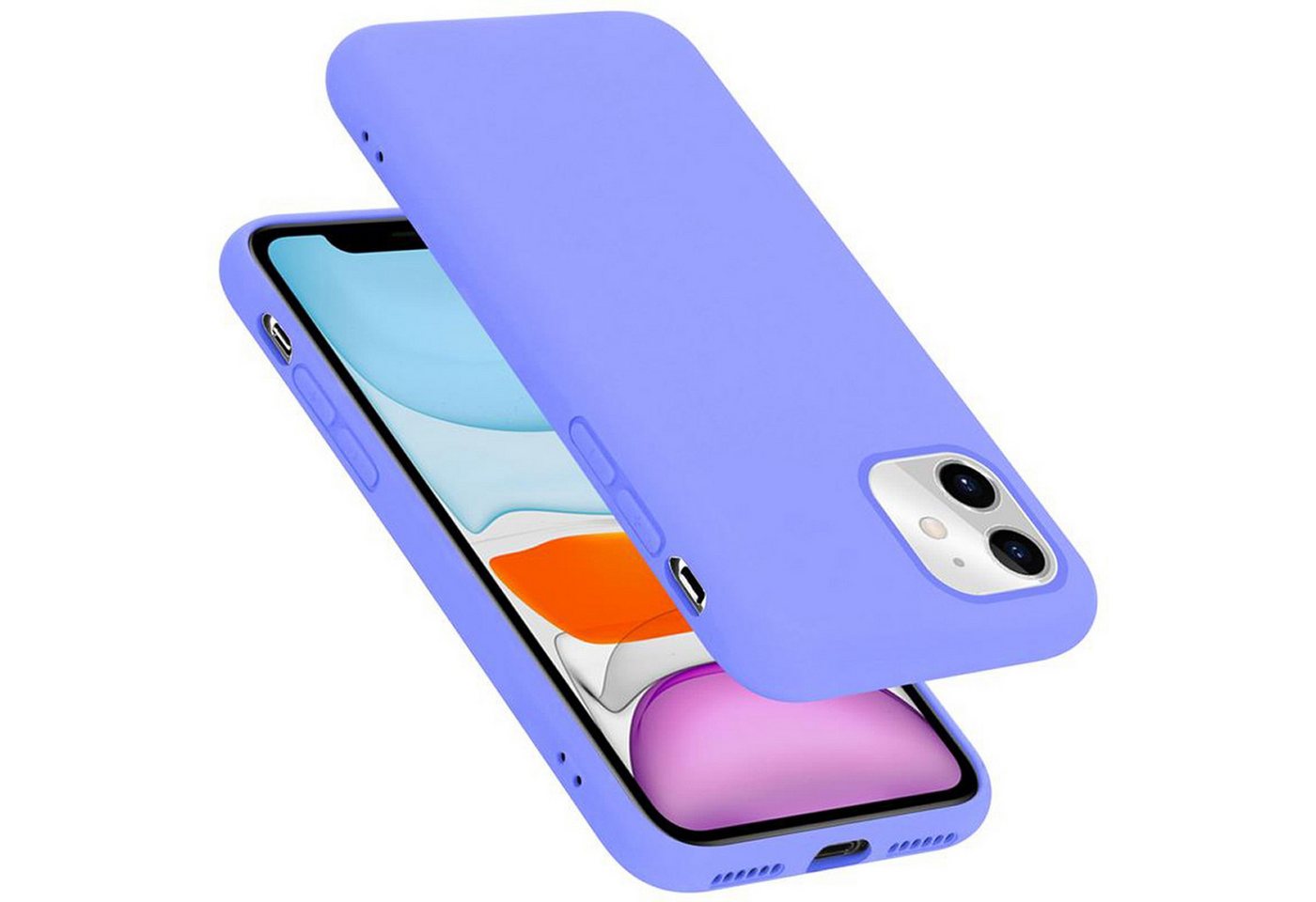 Cadorabo Handyhülle für iPhone 11 Hülle Apple iPhone 11, Flexible Hülle TPU Silikon Schutzhülle Back Cover Case Cadorabo Handyhülle für iPhone 11 Hülle Apple iPhone 11, Flexible Hülle TPU Silikon Schutzhülle Back Cover Case von Cadorabo