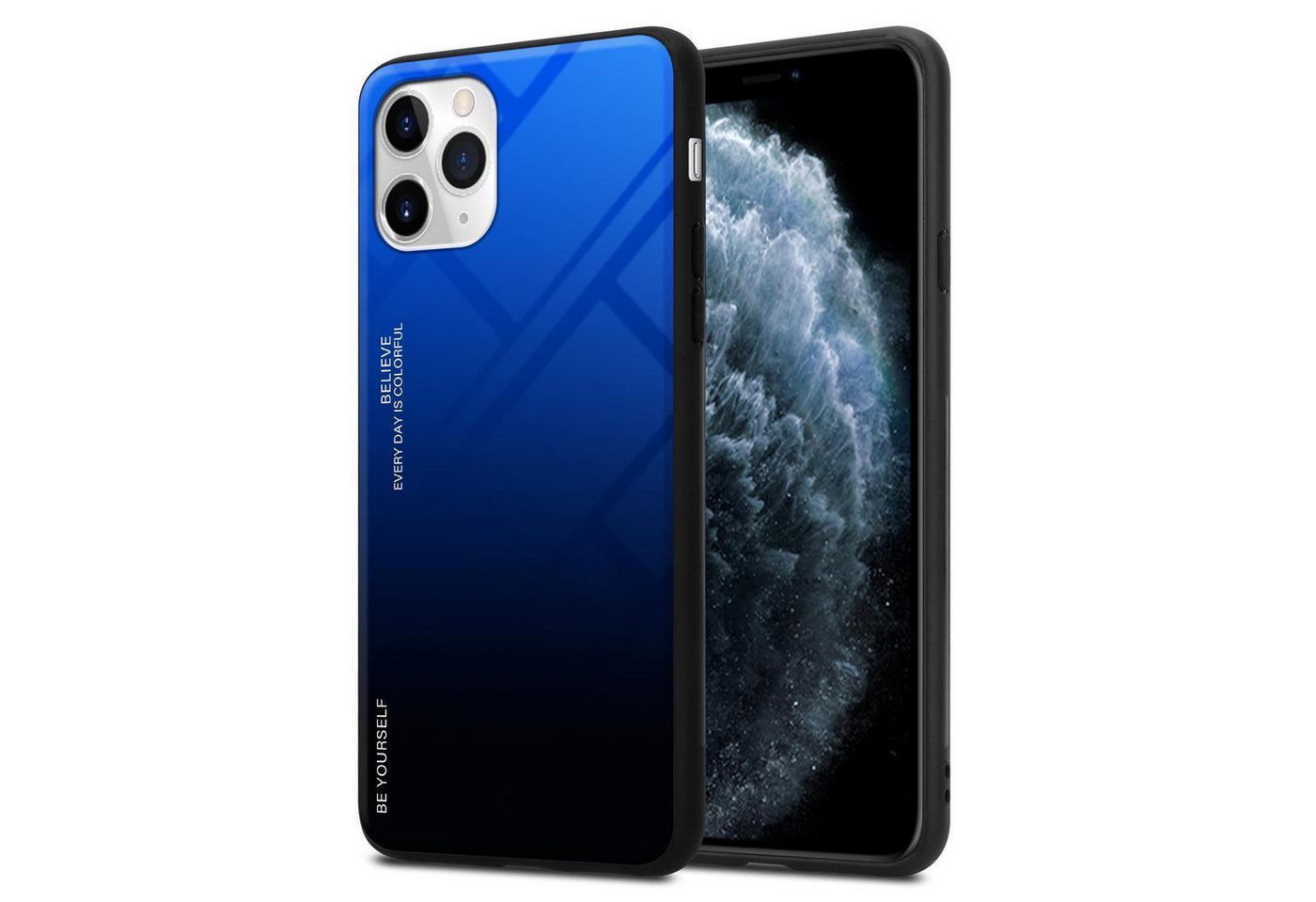 Cadorabo Handyhülle für iPhone 11 PRO Hülle Apple iPhone 11 PRO, Robustes Hard Case - Handy Schutzhülle - Hülle - Back Cover Bumper Cadorabo Handyhülle für iPhone 11 PRO Hülle Apple iPhone 11 PRO, Robustes Hard Case - Handy Schutzhülle - Hülle - Back Cover Bumper von Cadorabo