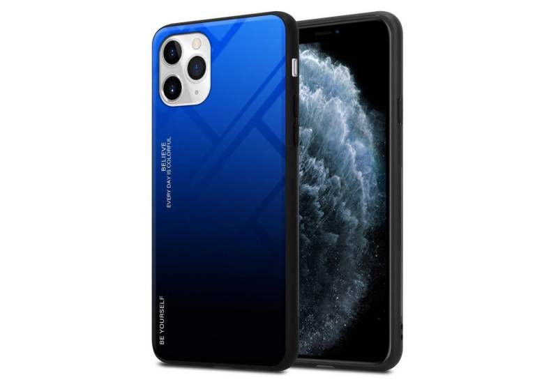 Cadorabo Handyhülle für iPhone 11 PRO Hülle Apple iPhone 11 PRO, Robustes Hard Case - Handy Schutzhülle - Hülle - Back Cover Bumper von Cadorabo