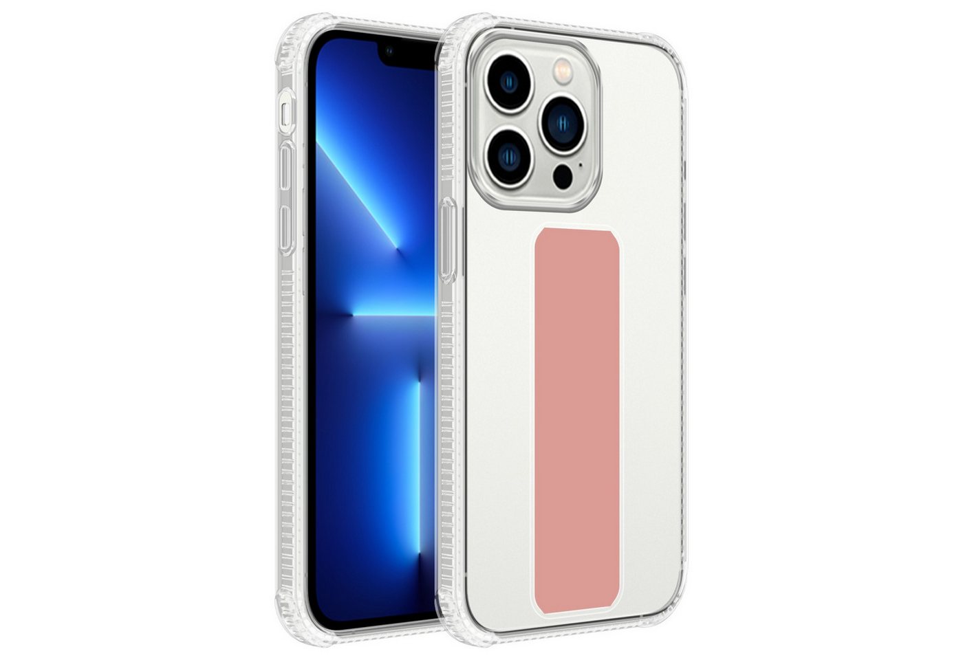 Cadorabo Handyhülle Apple iPhone 11 PRO Apple iPhone 11 PRO, Schutzhülle - TPU Silikon Hülle - mit Halterung - Standfunktion von Cadorabo