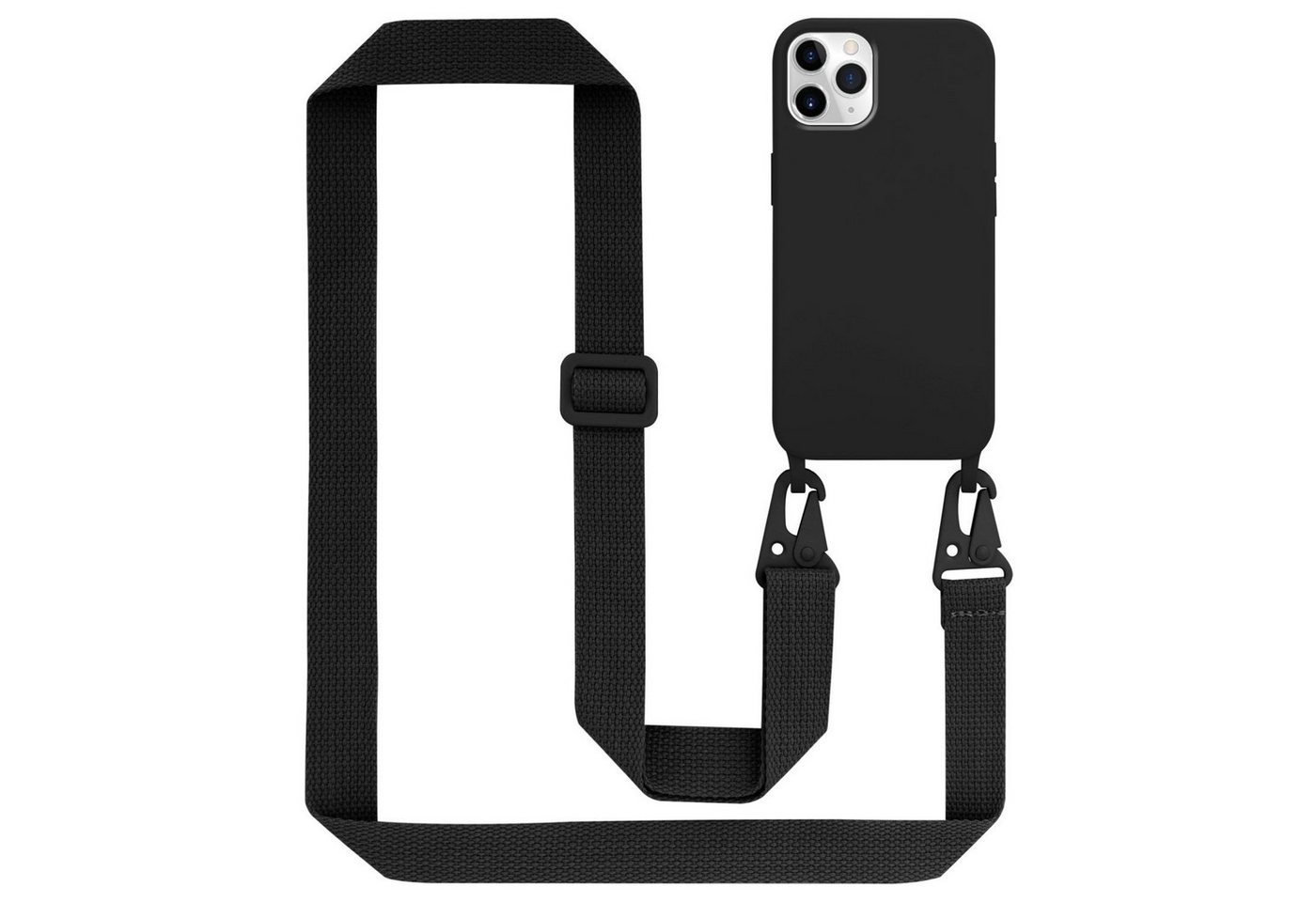 Cadorabo Handyhülle für iPhone 11 PRO Kette Apple iPhone 11 PRO, TPU Silikon Handy Schutzhülle - Hülle - Liquid Style - mit Handykette Cadorabo Handyhülle für iPhone 11 PRO Kette Apple iPhone 11 PRO, TPU Silikon Handy Schutzhülle - Hülle - Liquid Style - mit Handykette von Cadorabo