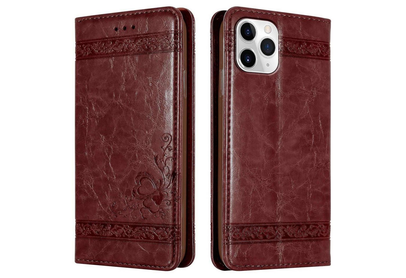 Cadorabo Handyhülle für iPhone 11 PRO MAX Hülle Apple iPhone 11 PRO MAX, Klappbare Handy Schutzhülle - Hülle - mit Standfunktion und Kartenfach Cadorabo Handyhülle für iPhone 11 PRO MAX Hülle Apple iPhone 11 PRO MAX, Klappbare Handy Schutzhülle - Hülle - mit Standfunktion und Kartenfach von Cadorabo