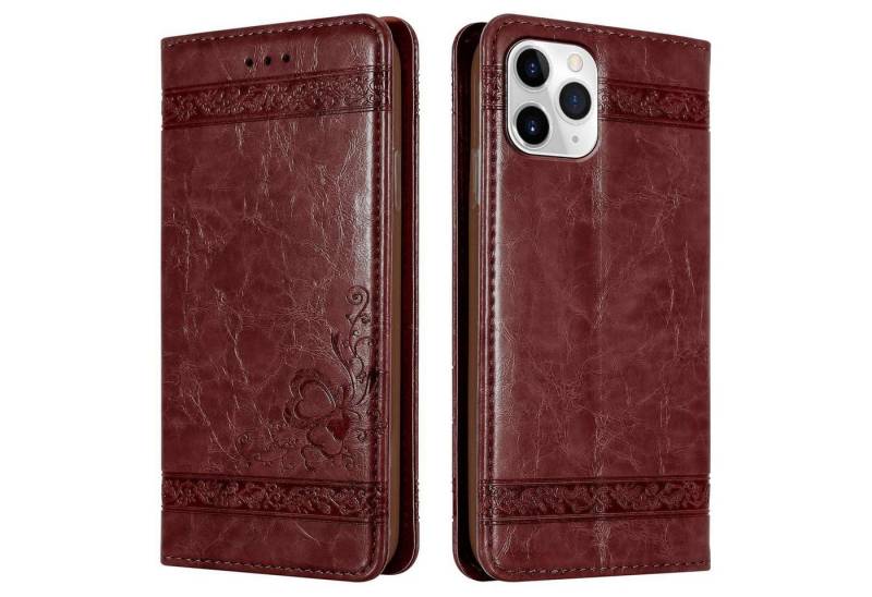 Cadorabo Handyhülle für iPhone 11 PRO MAX Hülle Apple iPhone 11 PRO MAX, Klappbare Handy Schutzhülle - Hülle - mit Standfunktion und Kartenfach von Cadorabo