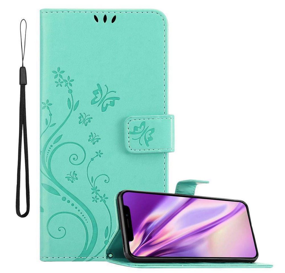 Cadorabo Handyhülle für iPhone 11 PRO MAX Hülle Apple iPhone 11 PRO MAX, Hülle Schutzhülle Blumen Flower mit Standfunktion Kartenfach Magnet Cadorabo Handyhülle für iPhone 11 PRO MAX Hülle Apple iPhone 11 PRO MAX, Hülle Schutzhülle Blumen Flower mit Standfunktion Kartenfach Magnet von Cadorabo