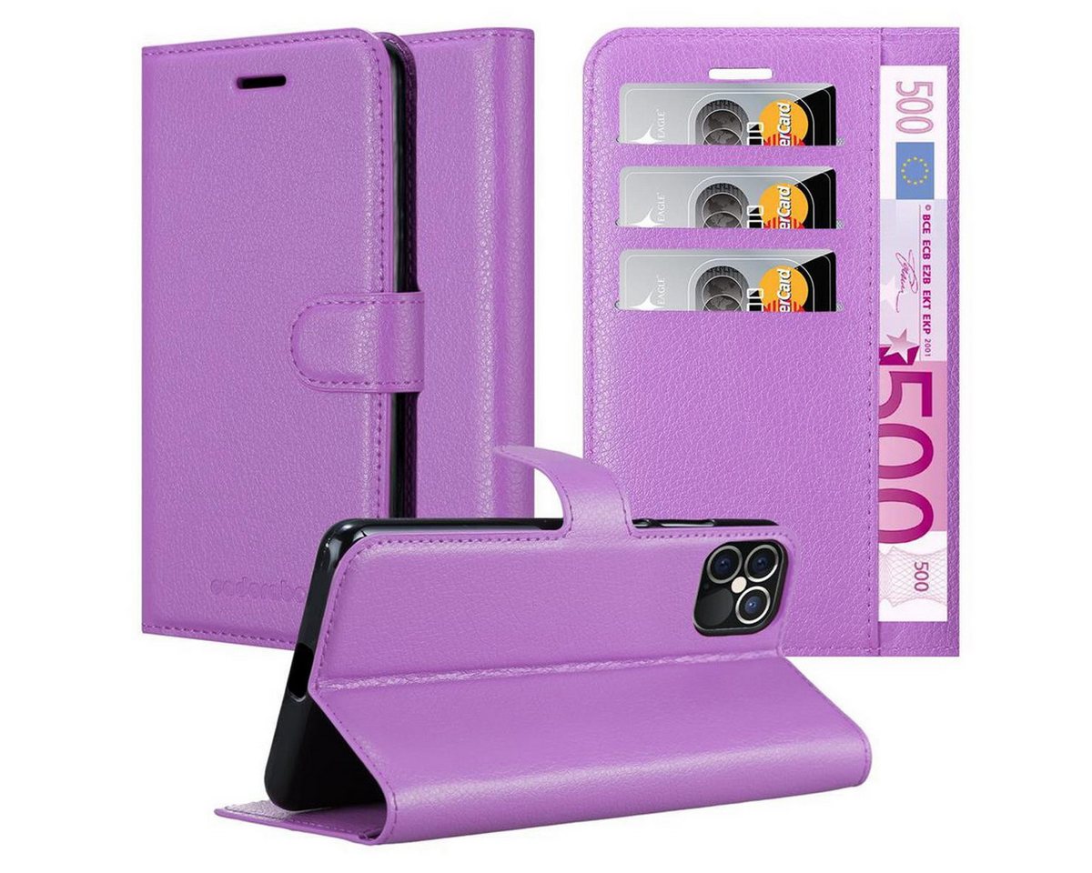 Cadorabo Handyhülle für iPhone 12 / 12 PRO Hülle Apple iPhone 12 / 12 PRO, Hülle Schutzhülle mit Standfunktion, Kartenfach und Magnetverschluss Cadorabo Handyhülle für iPhone 12 / 12 PRO Hülle Apple iPhone 12 / 12 PRO, Hülle Schutzhülle mit Standfunktion, Kartenfach und Magnetverschluss von Cadorabo