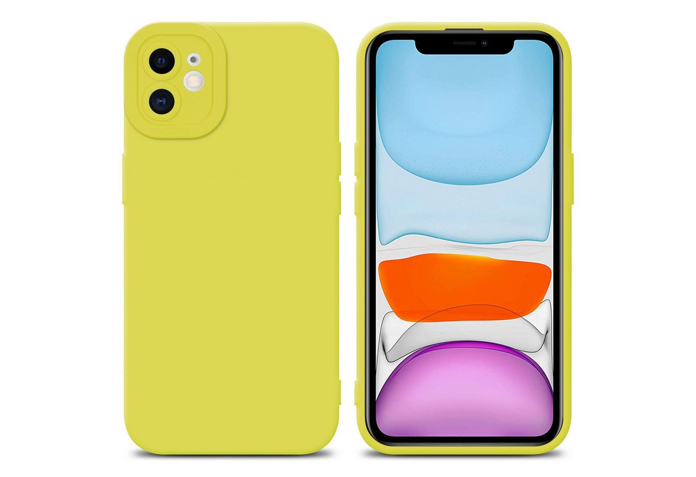 Cadorabo Handyhülle für iPhone 12 Hülle Apple iPhone 12, Hülle Schutzhülle TPU Silikon Case Cover Cadorabo Handyhülle für iPhone 12 Hülle Apple iPhone 12, Hülle Schutzhülle TPU Silikon Case Cover von Cadorabo