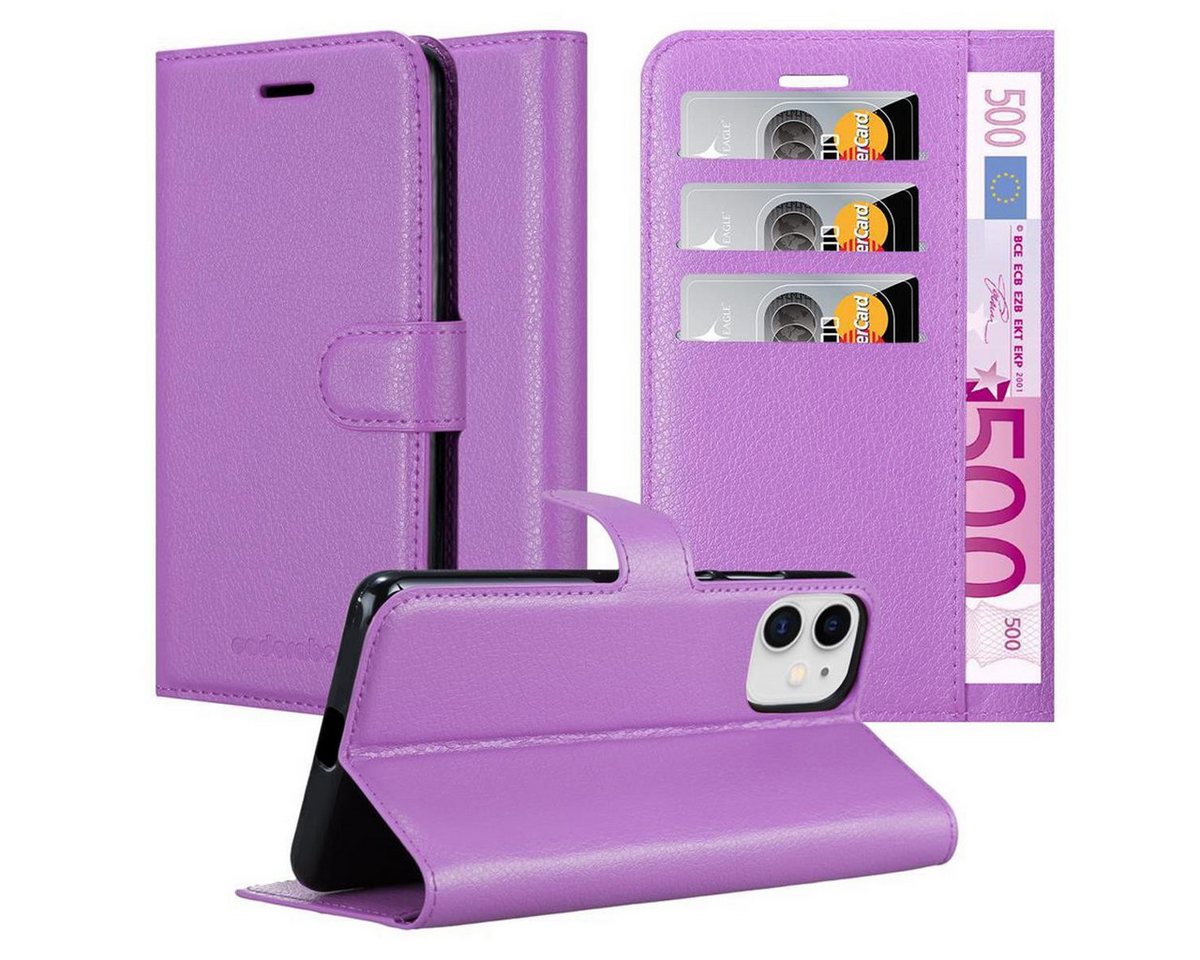 Cadorabo Handyhülle für iPhone 12 MINI Hülle Apple iPhone 12 MINI, Hülle Schutzhülle mit Standfunktion, Kartenfach und Magnetverschluss Cadorabo Handyhülle für iPhone 12 MINI Hülle Apple iPhone 12 MINI, Hülle Schutzhülle mit Standfunktion, Kartenfach und Magnetverschluss von Cadorabo