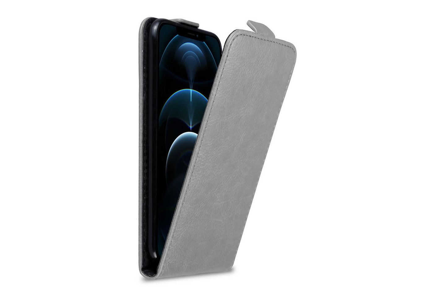 Cadorabo Handyhülle für iPhone 12 PRO MAX Hülle Apple iPhone 12 PRO MAX, Handy Schutzhülle, Klappbare Hülle, Kunstleder mit Magnetverschluss Cadorabo Handyhülle für iPhone 12 PRO MAX Hülle Apple iPhone 12 PRO MAX, Handy Schutzhülle, Klappbare Hülle, Kunstleder mit Magnetverschluss von Cadorabo