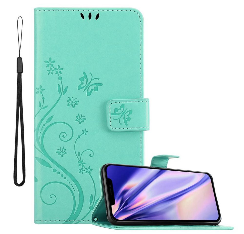Cadorabo Handyhülle für iPhone 12 PRO MAX Hülle Apple iPhone 12 PRO MAX, Hülle Schutzhülle Blumen Flower mit Standfunktion Kartenfach Magnet Cadorabo Handyhülle für iPhone 12 PRO MAX Hülle Apple iPhone 12 PRO MAX, Hülle Schutzhülle Blumen Flower mit Standfunktion Kartenfach Magnet von Cadorabo