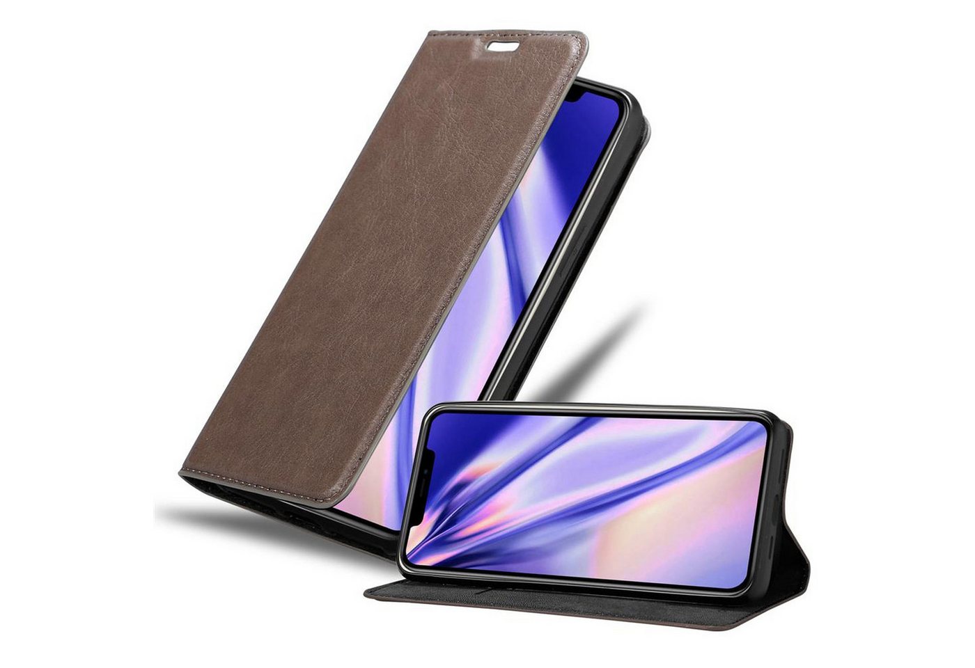 Cadorabo Handyhülle für iPhone 12 PRO MAX Hülle Apple iPhone 12 PRO MAX, Hülle Schutzhülle mit Standfunktion, Magnetverschluss und Kartenfach Cadorabo Handyhülle für iPhone 12 PRO MAX Hülle Apple iPhone 12 PRO MAX, Hülle Schutzhülle mit Standfunktion, Magnetverschluss und Kartenfach von Cadorabo