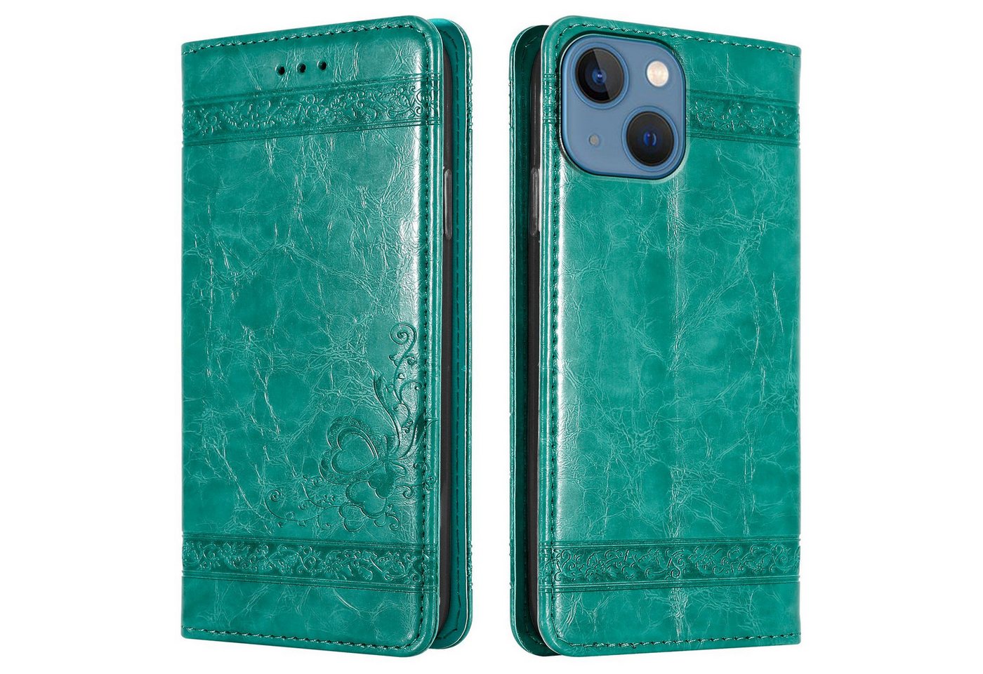 Cadorabo Handyhülle für iPhone 13 MINI Hülle Apple iPhone 13 MINI, Klappbare Handy Schutzhülle - Hülle - mit Standfunktion und Kartenfach Cadorabo Handyhülle für iPhone 13 MINI Hülle Apple iPhone 13 MINI, Klappbare Handy Schutzhülle - Hülle - mit Standfunktion und Kartenfach von Cadorabo