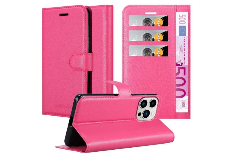 Cadorabo Handyhülle für iPhone 14 PRO Hülle Apple iPhone 14 PRO, Hülle Schutzhülle mit Standfunktion, Kartenfach und Magnetverschluss von Cadorabo