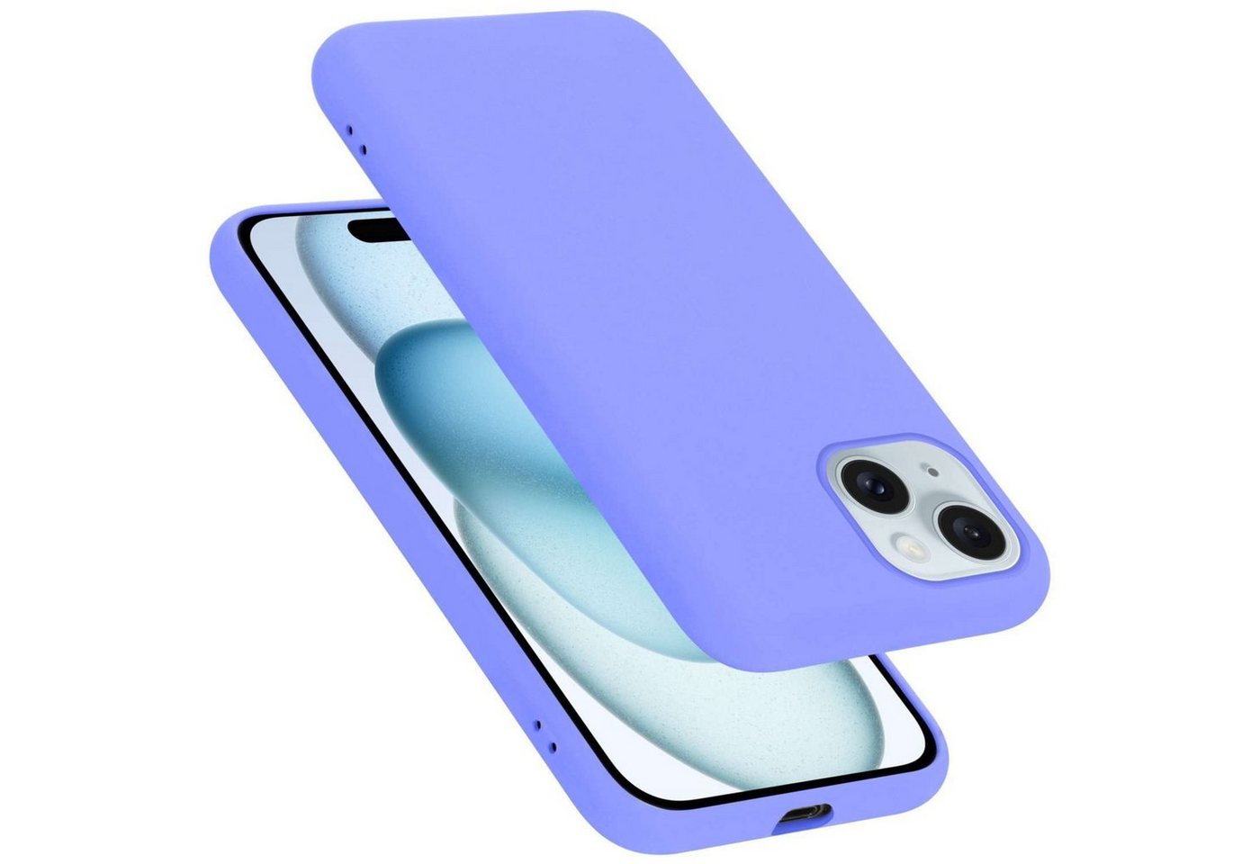 Cadorabo Handyhülle für iPhone 15 Hülle Apple iPhone 15, Flexible Hülle TPU Silikon Schutzhülle Back Cover Case Cadorabo Handyhülle für iPhone 15 Hülle Apple iPhone 15, Flexible Hülle TPU Silikon Schutzhülle Back Cover Case von Cadorabo