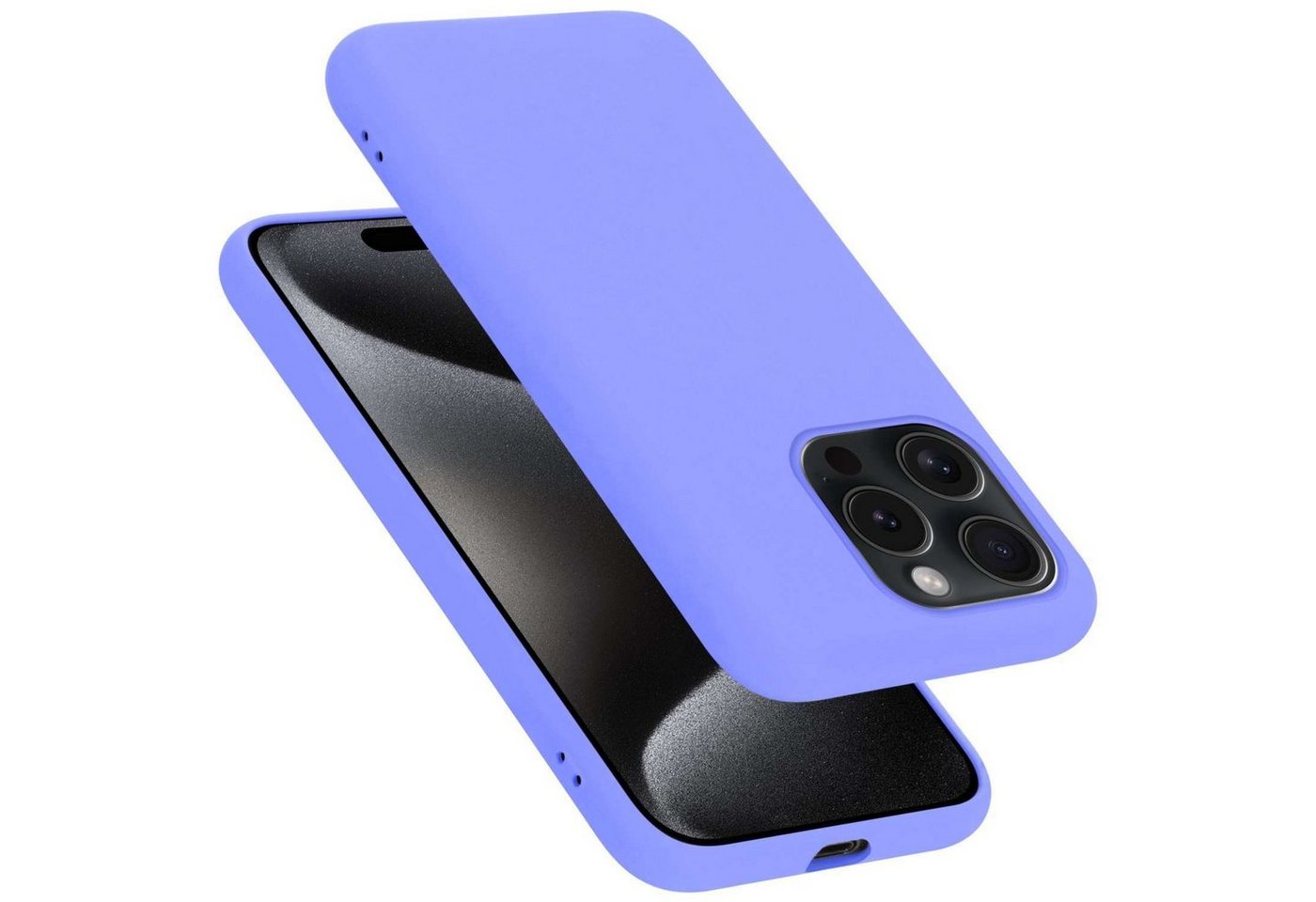 Cadorabo Handyhülle für iPhone 15 PRO Hülle Apple iPhone 15 PRO, Flexible Hülle TPU Silikon Schutzhülle Back Cover Case Cadorabo Handyhülle für iPhone 15 PRO Hülle Apple iPhone 15 PRO, Flexible Hülle TPU Silikon Schutzhülle Back Cover Case von Cadorabo