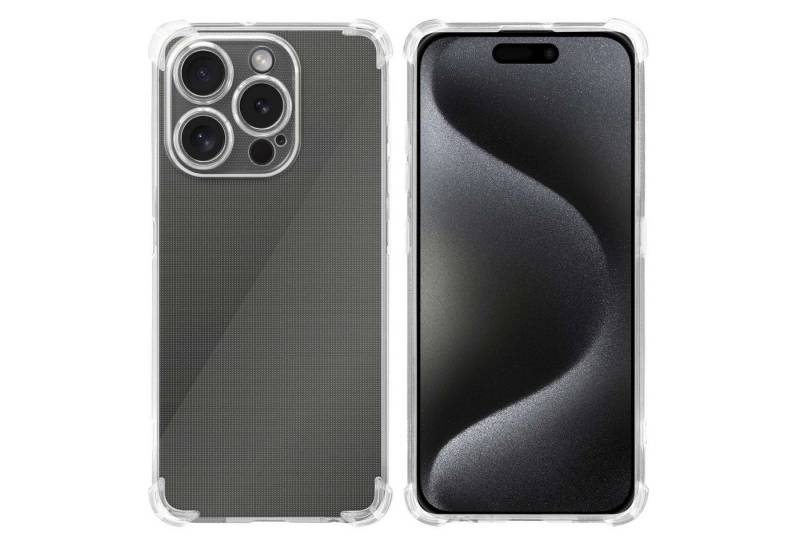 Cadorabo Handyhülle für Apple iPhone 15 PRO MAX Hülle Apple iPhone 15 PRO MAX, Hülle TPU Silikon Handy Schutzhülle Slim Transparent Case Cover von Cadorabo