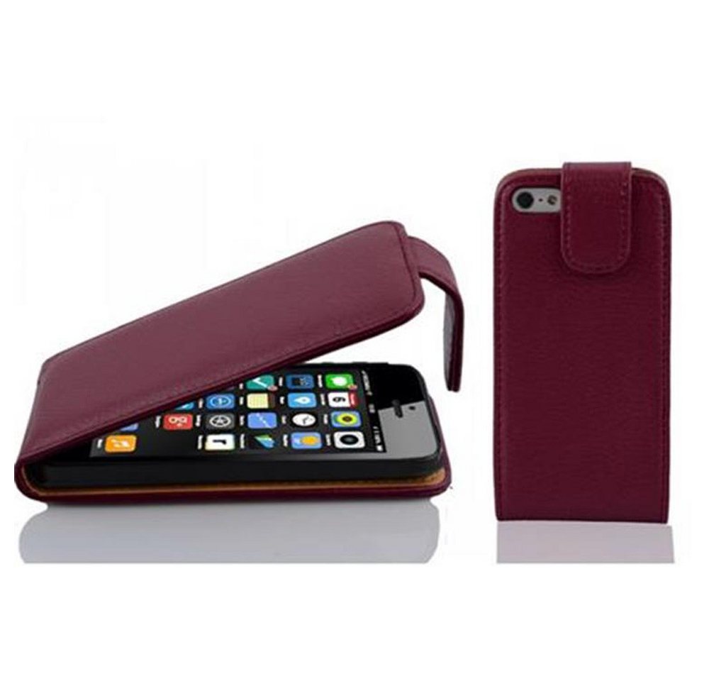 Cadorabo Handyhülle für iPhone 5C Hülle Apple iPhone 5C, Handy Schutzhülle, Klappbare Hülle, Kunstleder mit Magnetverschluss Cadorabo Handyhülle für iPhone 5C Hülle Apple iPhone 5C, Handy Schutzhülle, Klappbare Hülle, Kunstleder mit Magnetverschluss von Cadorabo