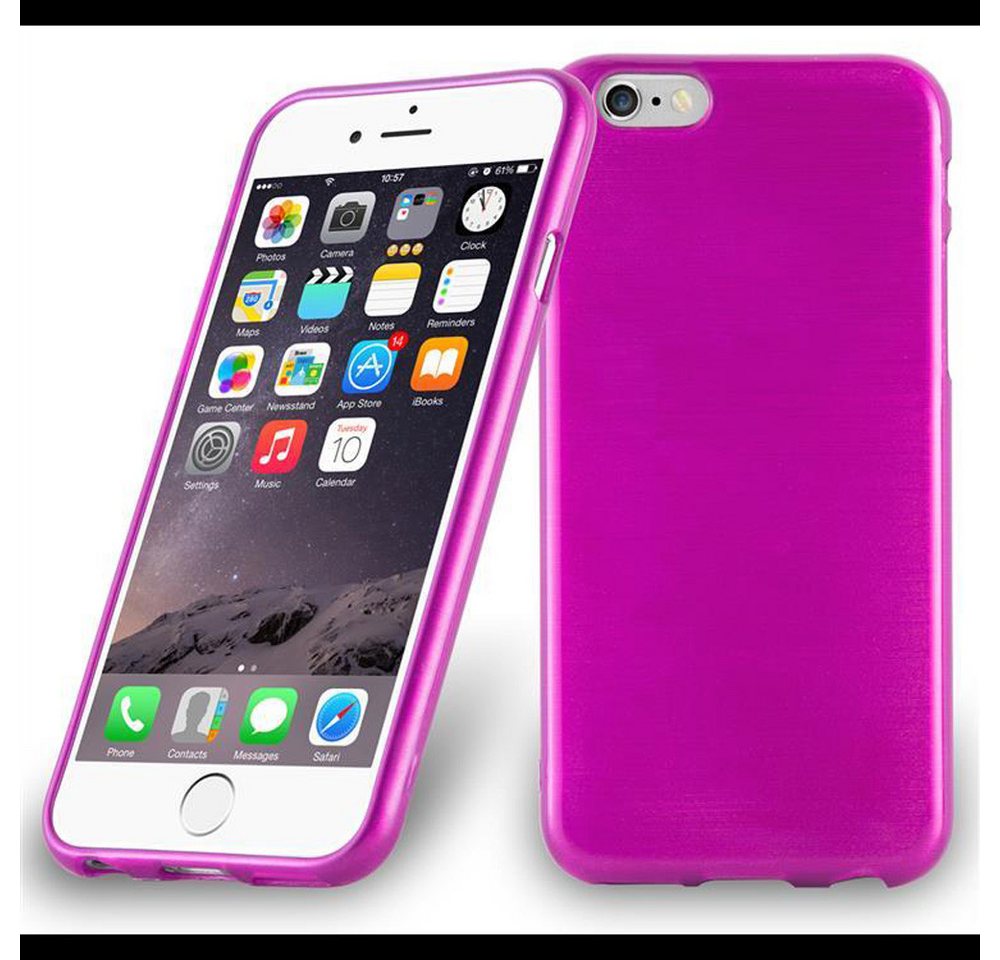 Cadorabo Handyhülle Apple iPhone 6 / 6S Apple iPhone 6 / 6S, Flexible TPU Silikon Handy Schutzhülle - Hülle - ultra slim von Cadorabo