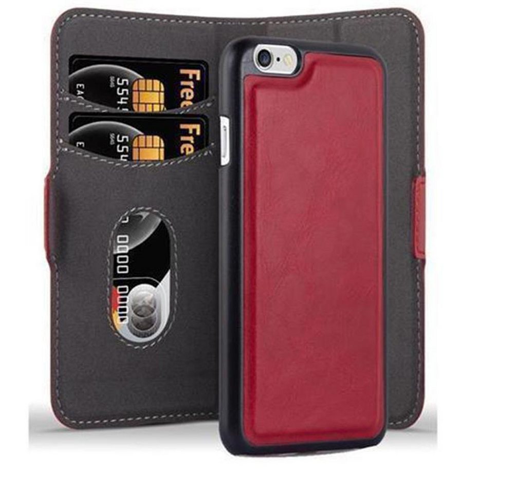 Cadorabo Handyhülle für iPhone 6 / 6S Hülle Apple iPhone 6 / 6S, Klappbare Handy Schutzhülle - Hülle - mit Standfunktion und Kartenfach Cadorabo Handyhülle für iPhone 6 / 6S Hülle Apple iPhone 6 / 6S, Klappbare Handy Schutzhülle - Hülle - mit Standfunktion und Kartenfach von Cadorabo