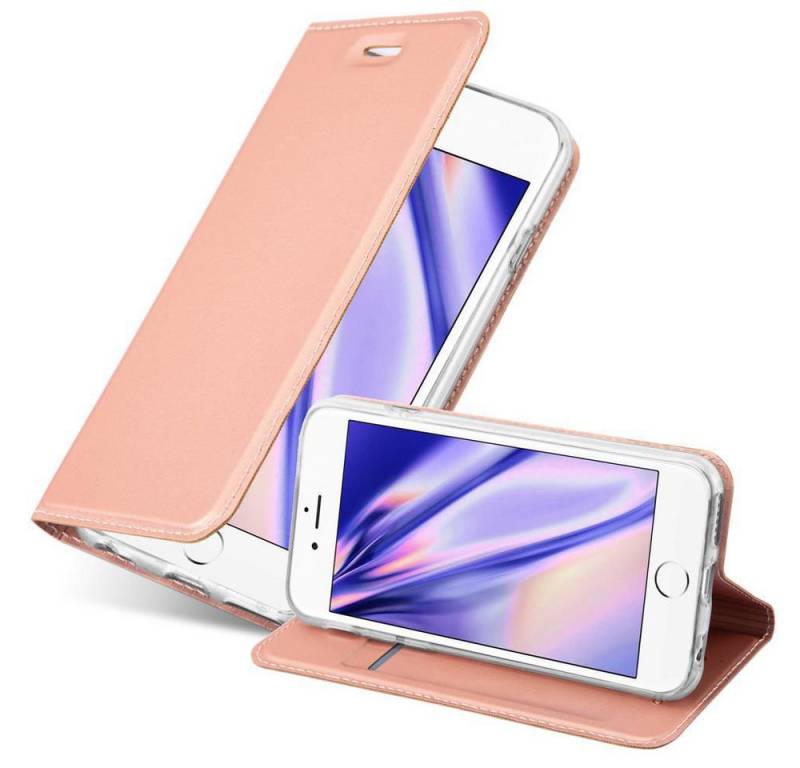 Cadorabo Handyhülle für iPhone 6 / 6S Hülle Apple iPhone 6 / 6S, Schutzhülle Hülle mit Standfunktion, Magnetverschluss und Kartenfach von Cadorabo