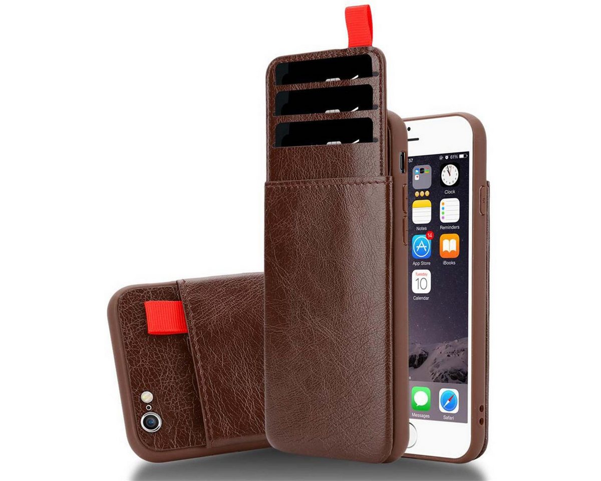 Cadorabo Handyhülle für iPhone 6 / 6S Hülle Apple iPhone 6 / 6S, Kunstleder Handy Schutzhülle - Hülle - ultra slim - mit Kartenfach Cadorabo Handyhülle für iPhone 6 / 6S Hülle Apple iPhone 6 / 6S, Kunstleder Handy Schutzhülle - Hülle - ultra slim - mit Kartenfach von Cadorabo