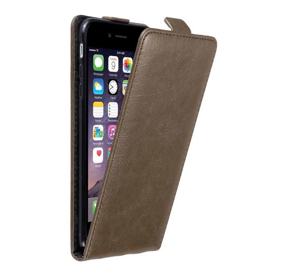 Cadorabo Handyhülle für iPhone 6 PLUS / 6S PLUS Hülle Apple iPhone 6 PLUS / 6S PLUS, Handy Schutzhülle, Klappbare Hülle, Kunstleder mit Magnetverschluss Cadorabo Handyhülle für iPhone 6 PLUS / 6S PLUS Hülle Apple iPhone 6 PLUS / 6S PLUS, Handy Schutzhülle, Klappbare Hülle, Kunstleder mit Magnetverschluss von Cadorabo