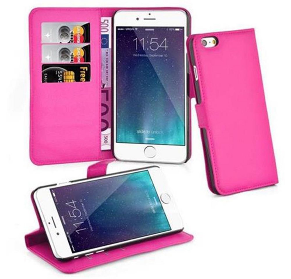 Cadorabo Handyhülle für Apple iPhone 6 PLUS / 6S PLUS Hülle Apple iPhone 6 PLUS / 6S PLUS, Hülle Schutzhülle mit Standfunktion, Kartenfach und Magnetverschluss Cadorabo Handyhülle für Apple iPhone 6 PLUS / 6S PLUS Hülle Apple iPhone 6 PLUS / 6S PLUS, Hülle Schutzhülle mit Standfunktion, Kartenfach und Magnetverschluss von Cadorabo