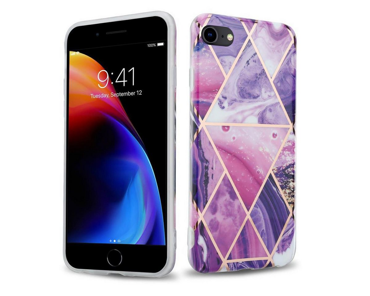 Cadorabo Handyhülle für iPhone 7 / 7S / 8 / SE 2020 Hülle Apple iPhone 7 / 7S / 8 / SE 2020, Flexible TPU Silikon Handy Schutzhülle - Hülle - ultra slim Cadorabo Handyhülle für iPhone 7 / 7S / 8 / SE 2020 Hülle Apple iPhone 7 / 7S / 8 / SE 2020, Flexible TPU Silikon Handy Schutzhülle - Hülle - ultra slim von Cadorabo
