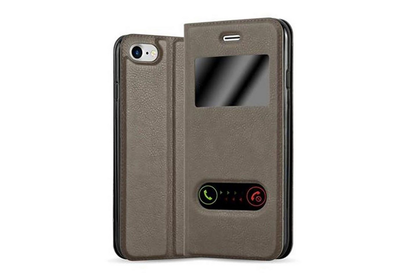 Cadorabo Handyhülle für Apple iPhone 7 / 7S / 8 / SE 2020 Hülle Apple iPhone 7 / 7S / 8 / SE 2020, Klappbare Handy Schutzhülle - Hülle - mit Standfunktion und Kartenfach Cadorabo Handyhülle für Apple iPhone 7 / 7S / 8 / SE 2020 Hülle Apple iPhone 7 / 7S / 8 / SE 2020, Klappbare Handy Schutzhülle - Hülle - mit Standfunktion und Kartenfach von Cadorabo