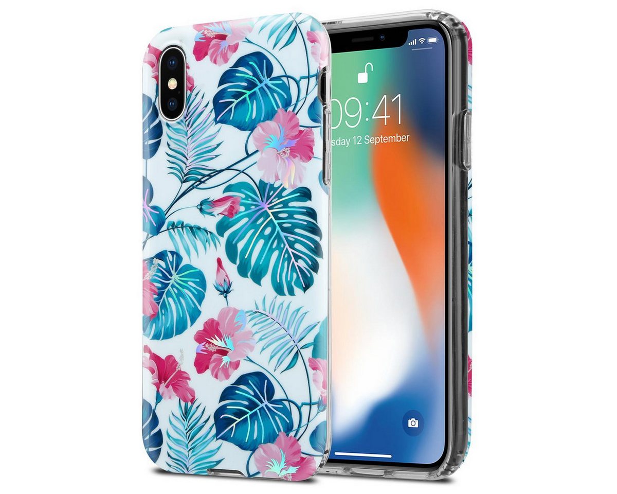 Cadorabo Handyhülle für iPhone X / XS Hülle Apple iPhone X / XS, Flexible Ultra Slim TPU Silikon Handy Schutzhülle Back Cover Bumper Cadorabo Handyhülle für iPhone X / XS Hülle Apple iPhone X / XS, Flexible Ultra Slim TPU Silikon Handy Schutzhülle Back Cover Bumper von Cadorabo
