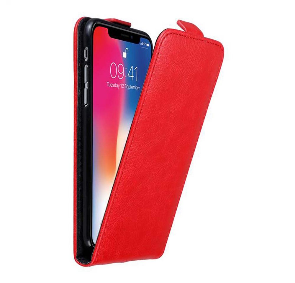 Cadorabo Handyhülle für iPhone X / XS Hülle Apple iPhone X / XS, Handy Schutzhülle, Klappbare Hülle, Kunstleder mit Magnetverschluss Cadorabo Handyhülle für iPhone X / XS Hülle Apple iPhone X / XS, Handy Schutzhülle, Klappbare Hülle, Kunstleder mit Magnetverschluss von Cadorabo