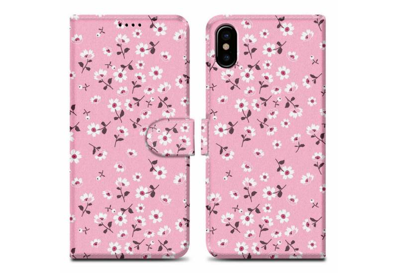 Cadorabo Handyhülle für iPhone X / XS Hülle Apple iPhone X / XS, Handy Schutzhülle - Hülle, Standfunktion, Kartenfach, Magnetverschluss von Cadorabo