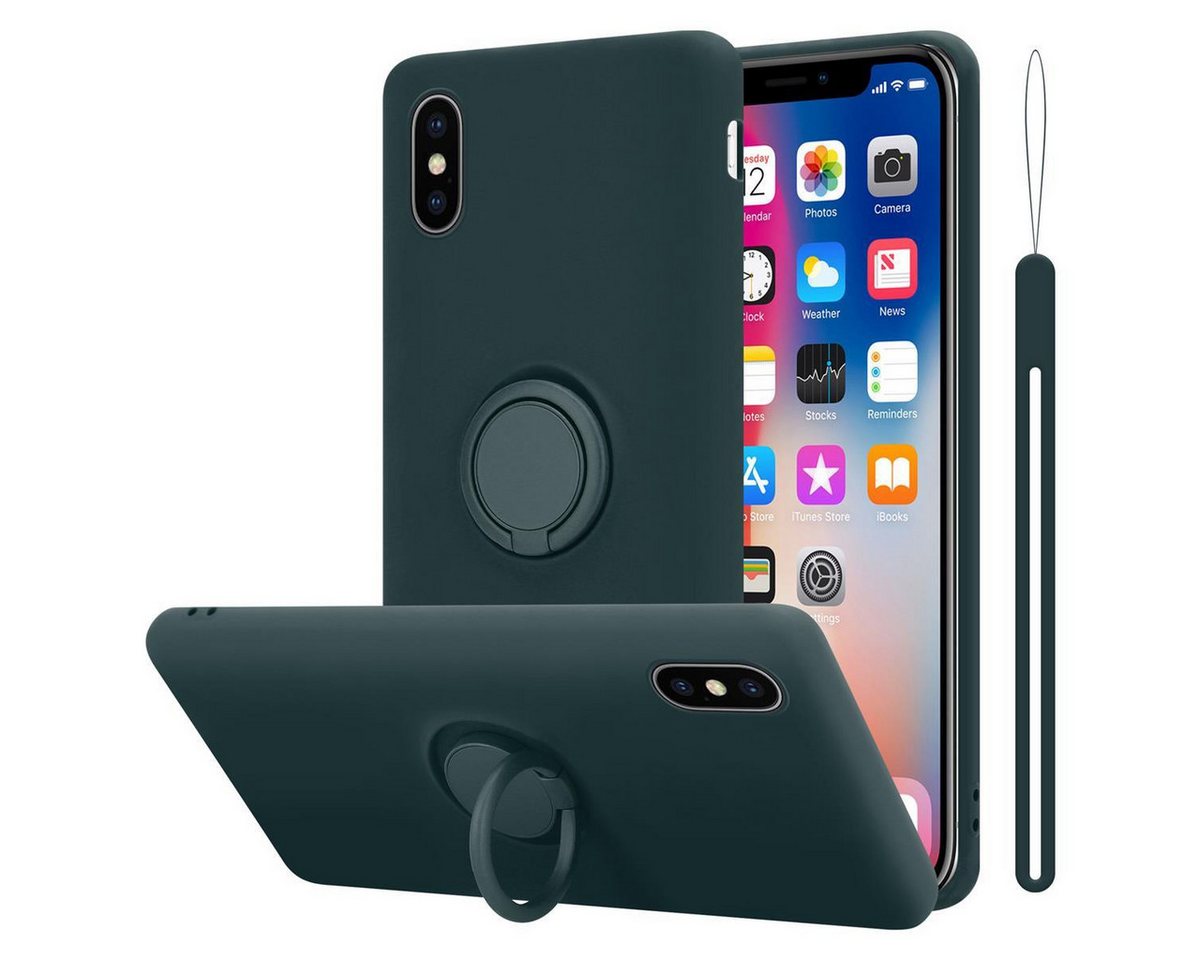 Cadorabo Handyhülle für iPhone X / XS Hülle Apple iPhone X / XS, Robustes Hard Case - Handy Schutzhülle - Hülle - Back Cover Bumper Cadorabo Handyhülle für iPhone X / XS Hülle Apple iPhone X / XS, Robustes Hard Case - Handy Schutzhülle - Hülle - Back Cover Bumper von Cadorabo