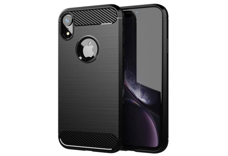 Cadorabo Handyhülle für iPhone XR Hülle Apple iPhone XR, Flexible Ultra Slim TPU Silikon Handy Schutzhülle Back Cover Bumper von Cadorabo