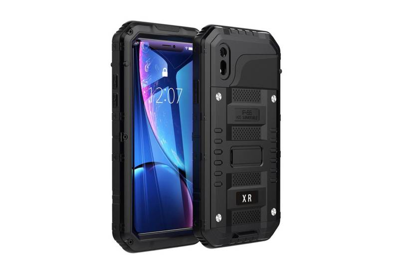 Cadorabo Handyhülle für Apple iPhone XR Hülle Apple iPhone XR, Hülle - Schutzhülle - Robuster 360° Rundumschutz mit Displayschutz von Cadorabo