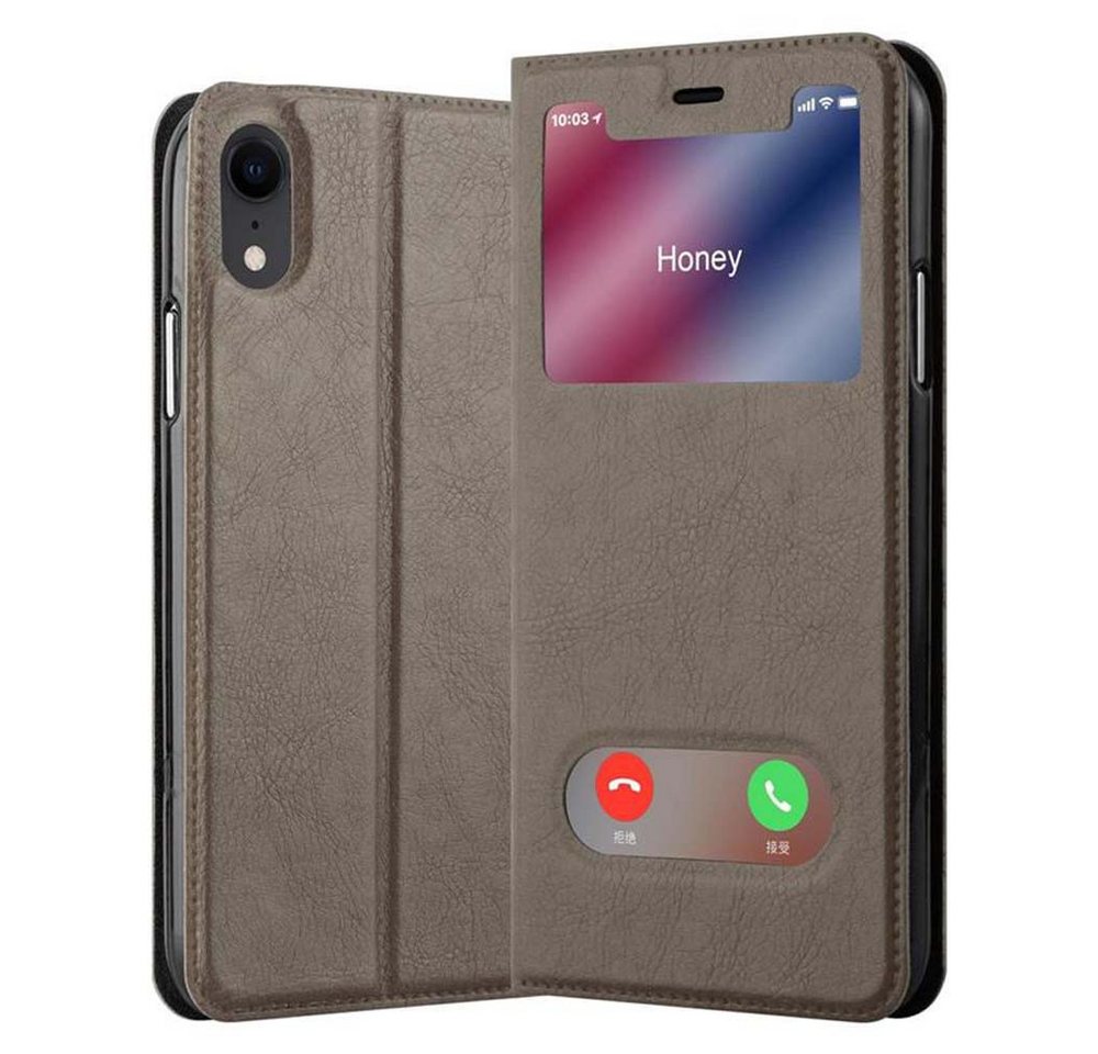 Cadorabo Handyhülle für Apple iPhone XR Hülle Apple iPhone XR, Klappbare Handy Schutzhülle - Hülle - mit Standfunktion und Kartenfach Cadorabo Handyhülle für Apple iPhone XR Hülle Apple iPhone XR, Klappbare Handy Schutzhülle - Hülle - mit Standfunktion und Kartenfach von Cadorabo