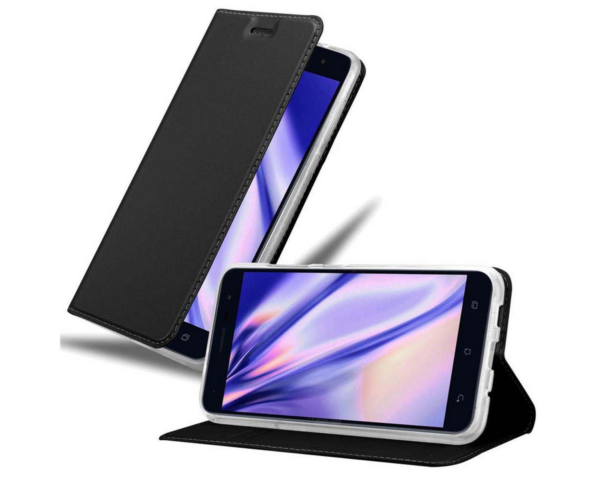 Cadorabo Handyhülle für Asus ZenFone 3 (5.5 Zoll) Hülle Asus ZenFone 3 (5.5 Zoll), Schutzhülle Hülle mit Standfunktion, Magnetverschluss und Kartenfach von Cadorabo