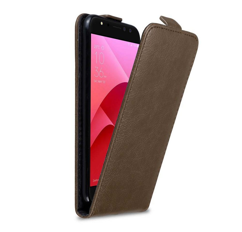 Cadorabo Handyhülle für Asus ZenFone 4 Selfie PRO Hülle Asus ZenFone 4 Selfie PRO, Handy Schutzhülle, Klappbare Hülle, Kunstleder mit Magnetverschluss von Cadorabo