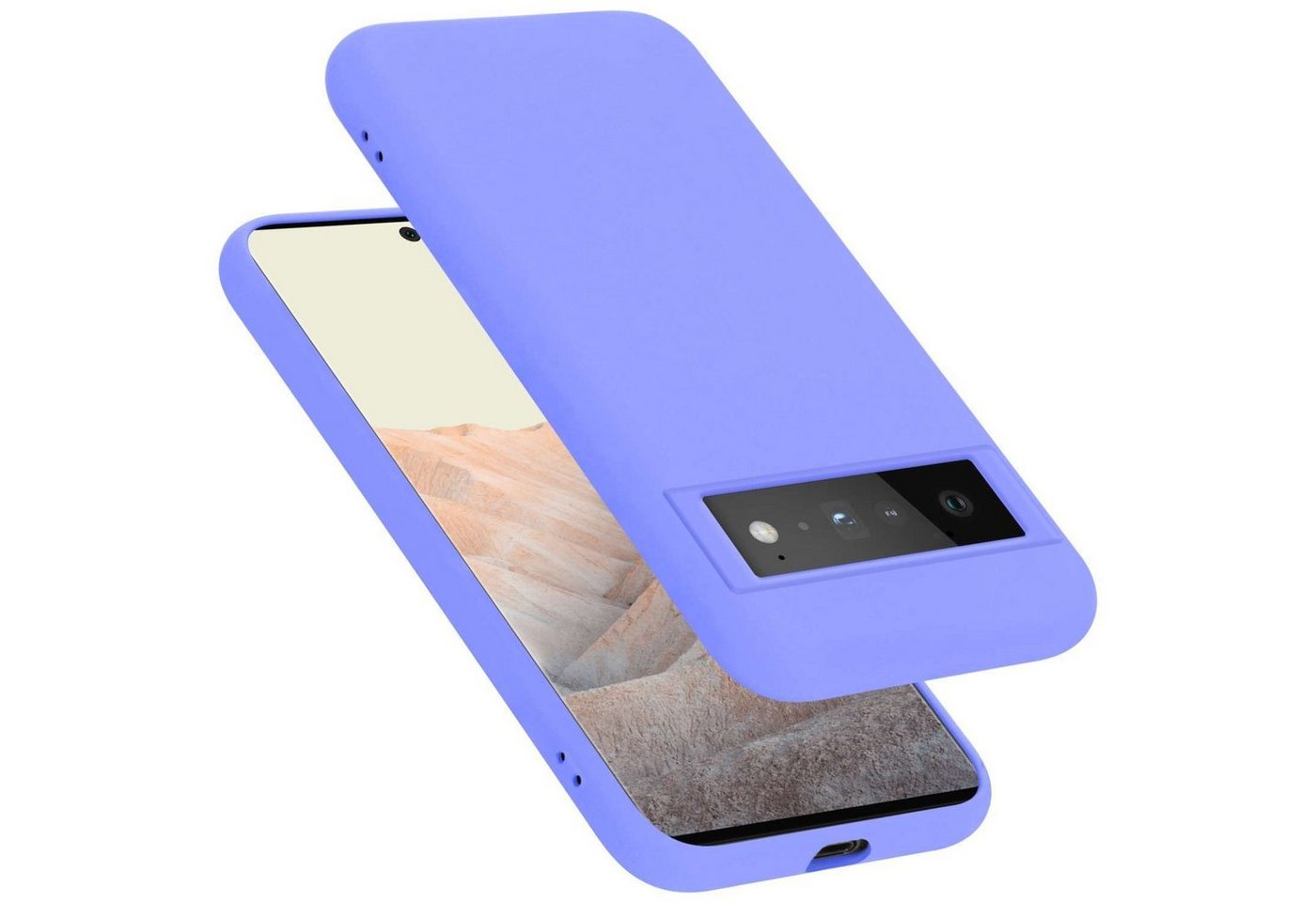 Cadorabo Handyhülle für Google PIXEL 6 PRO Hülle Google PIXEL 6 PRO, Flexible Hülle TPU Silikon Schutzhülle Back Cover Case Cadorabo Handyhülle für Google PIXEL 6 PRO Hülle Google PIXEL 6 PRO, Flexible Hülle TPU Silikon Schutzhülle Back Cover Case von Cadorabo