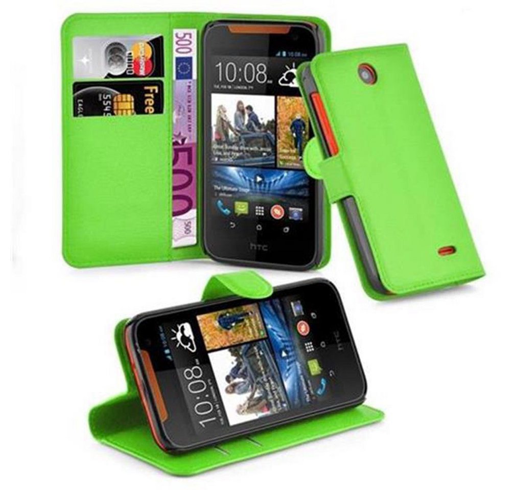 Cadorabo Handyhülle HTC Desire 310 HTC Desire 310, Klappbare Handy Schutzhülle - Hülle - mit Standfunktion und Kartenfach von Cadorabo