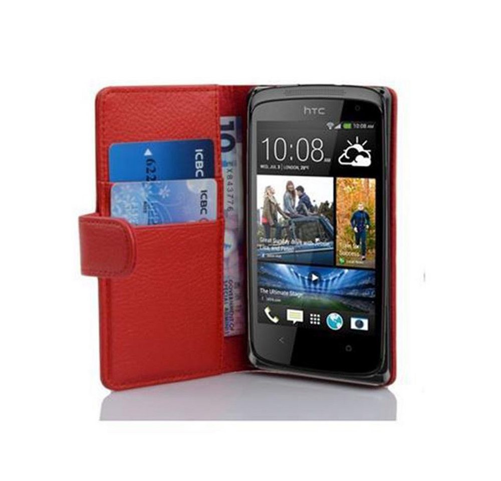 Cadorabo Handyhülle für HTC Desire 500 Hülle HTC Desire 500, Klappbare Handy Schutzhülle - Hülle - mit Standfunktion und Kartenfach Cadorabo Handyhülle für HTC Desire 500 Hülle HTC Desire 500, Klappbare Handy Schutzhülle - Hülle - mit Standfunktion und Kartenfach von Cadorabo