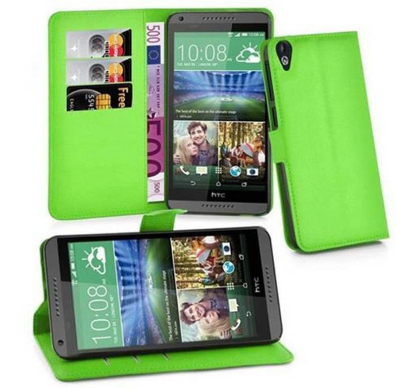Cadorabo Handyhülle HTC Desire 820 HTC Desire 820, Klappbare Handy Schutzhülle - Hülle - mit Standfunktion und Kartenfach von Cadorabo