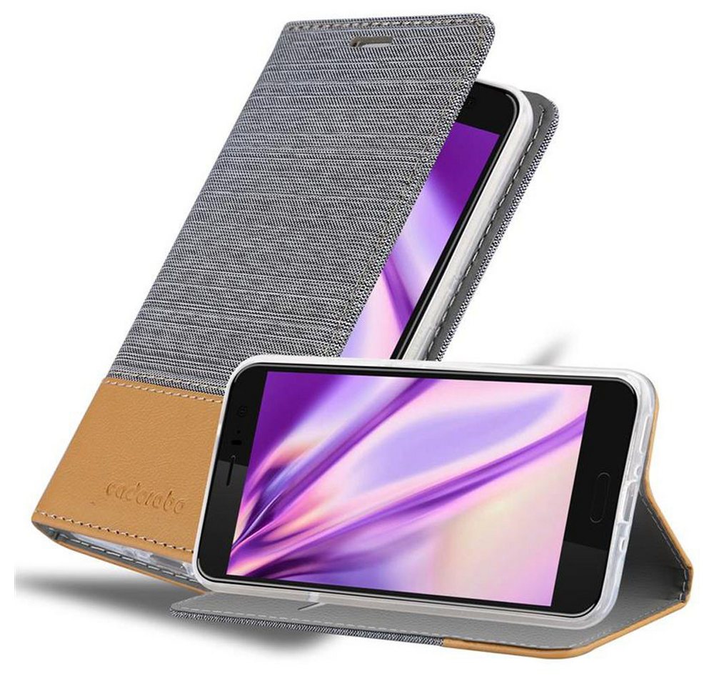 Cadorabo Handyhülle für HTC OCEAN / U11 Hülle HTC OCEAN / U11, Klappbare Handy Schutzhülle - Hülle - mit Standfunktion und Kartenfach von Cadorabo