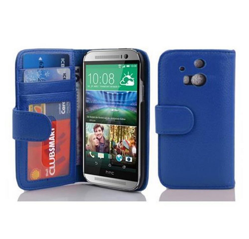 Cadorabo Handyhülle für HTC ONE M8 Hülle HTC ONE M8, Klappbare Handy Schutzhülle - Hülle - mit Standfunktion und Kartenfach Cadorabo Handyhülle für HTC ONE M8 Hülle HTC ONE M8, Klappbare Handy Schutzhülle - Hülle - mit Standfunktion und Kartenfach von Cadorabo
