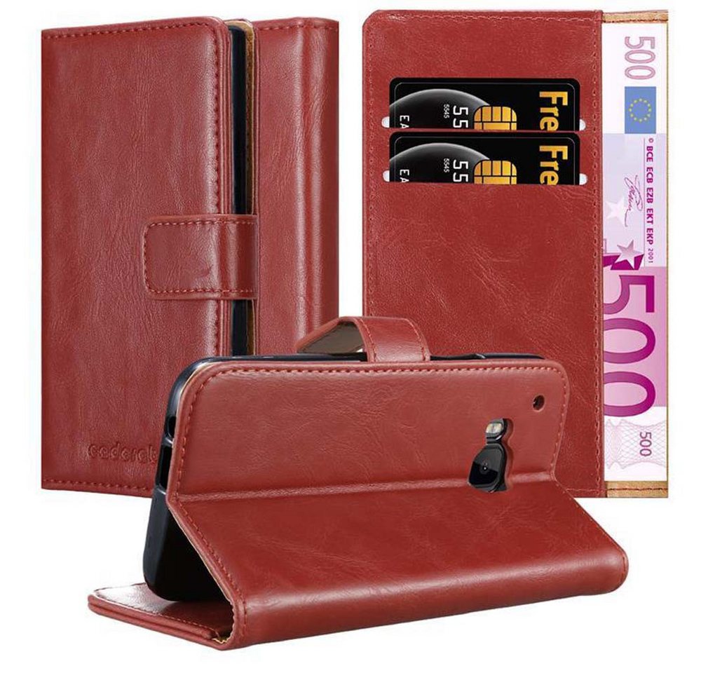 Cadorabo Handyhülle für HTC ONE M9 Hülle HTC ONE M9, Klappbare Handy Schutzhülle - Hülle - mit Standfunktion und Kartenfach Cadorabo Handyhülle für HTC ONE M9 Hülle HTC ONE M9, Klappbare Handy Schutzhülle - Hülle - mit Standfunktion und Kartenfach von Cadorabo