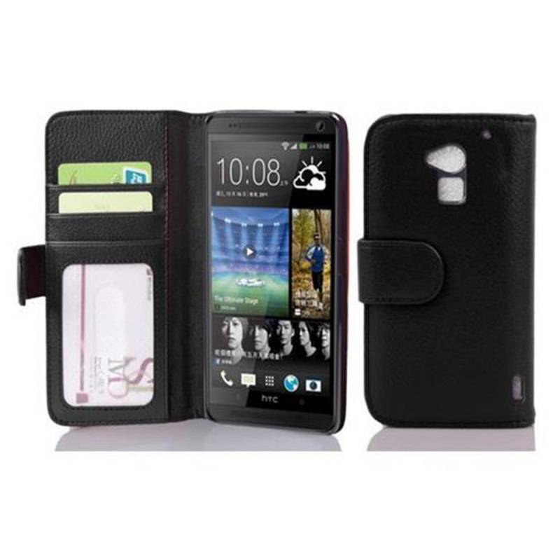 Cadorabo Handyhülle für HTC ONE MAX T6 Hülle HTC ONE MAX T6, Klappbare Handy Schutzhülle - Hülle - mit Standfunktion und Kartenfach von Cadorabo
