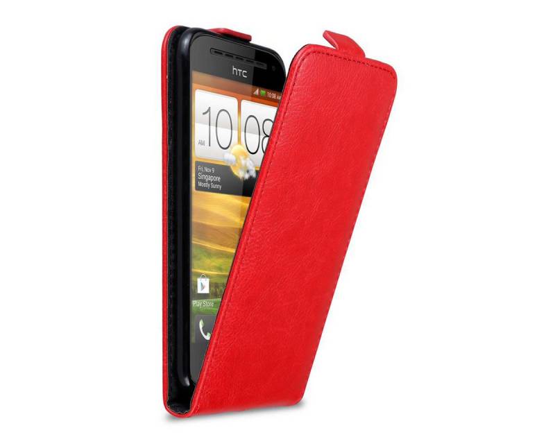 Cadorabo Handyhülle für HTC ONE SV Hülle HTC ONE SV, Klappbare Handy Schutzhülle - Hülle - mit Magnetverschluss von Cadorabo