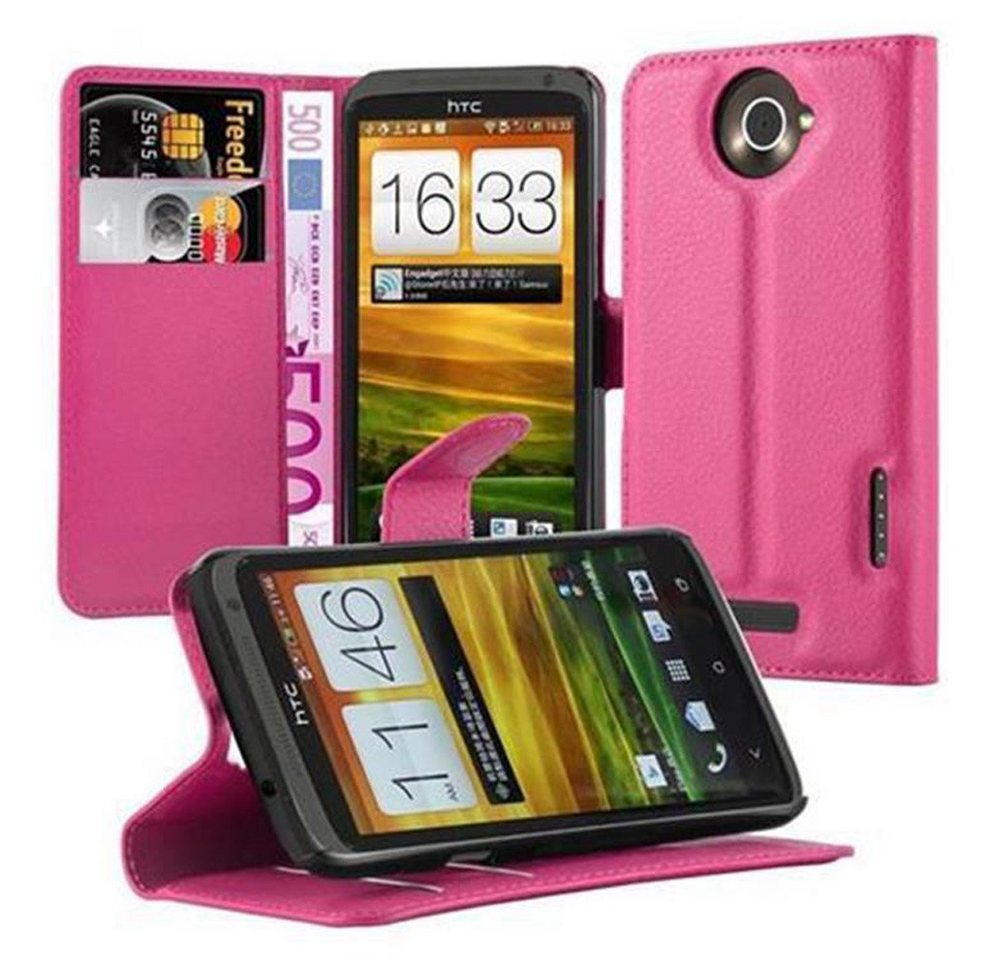 Cadorabo Handyhülle HTC ONE X / X+ HTC ONE X / X+, Klappbare Handy Schutzhülle - Hülle - mit Standfunktion und Kartenfach von Cadorabo