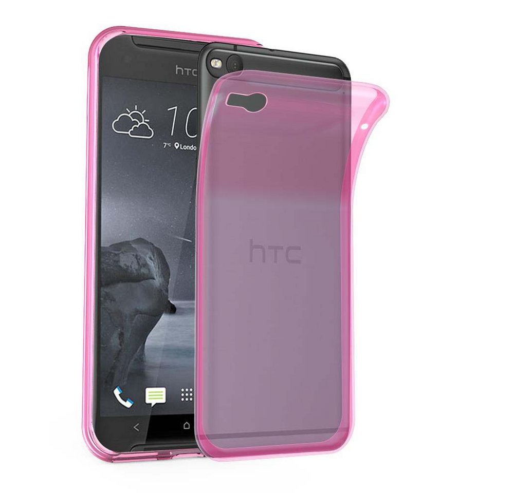 Cadorabo Handyhülle für HTC ONE X9 Hülle HTC ONE X9, Hülle TPU Silikon Handy Schutzhülle Slim Transparent Case Cover von Cadorabo
